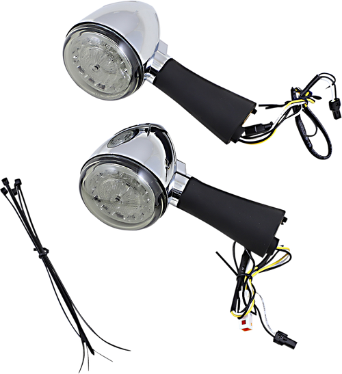 Custom Dynamics Probeam Led Turn Signal - Rear - Chrome - Scout PB-SCOUT-RR-CS