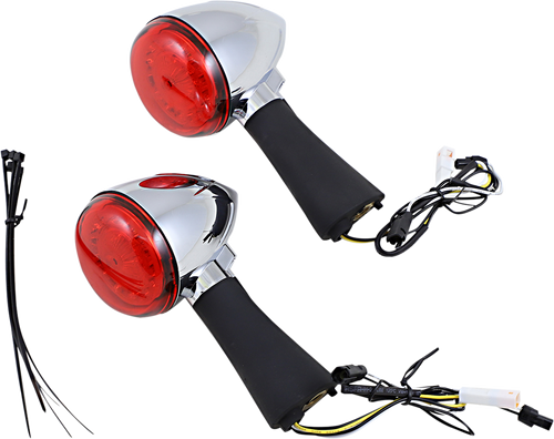 Custom Dynamics Probeam Led Turn Signal - Rear - Chrome - Scout PB-SCOUT-RR-CR