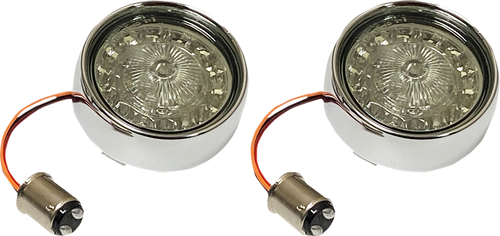 Custom Dynamics Turn Signal Insert - Red/Smoke PBBB-RR-1157CS