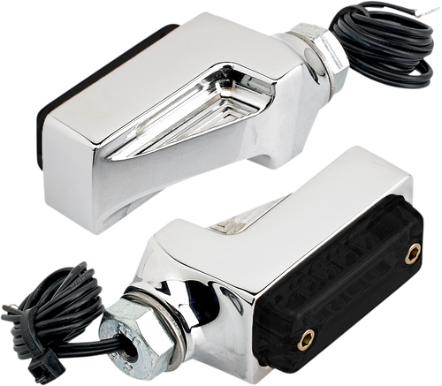 Joker Machine Turn Signal - Amber - Chrome 05-311-3A