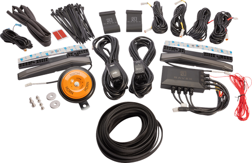 Ravek Turn Signal Kit - Amber - White Running Lights - Defender/Maverick 65-100