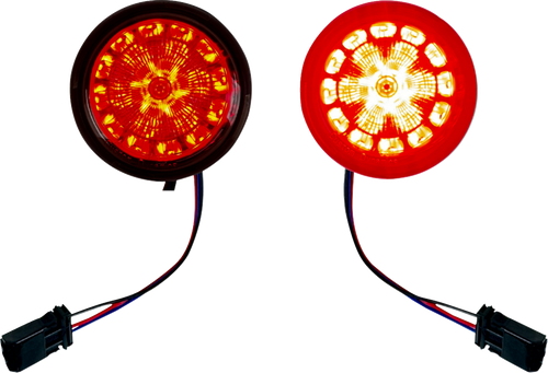 Custom Dynamics Probeam Rear Turn Signal Inserts - Led - Smoke Lens PB-R-25JAE-S