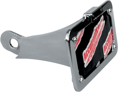 Accutronix Side Mount License Plate Assembly - Chrome LPF108HV-C