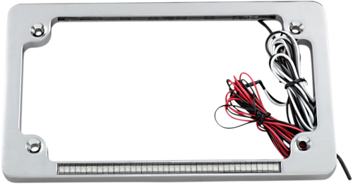 Custom Dynamics Dual License Plate Frame - Chrome TF02-C