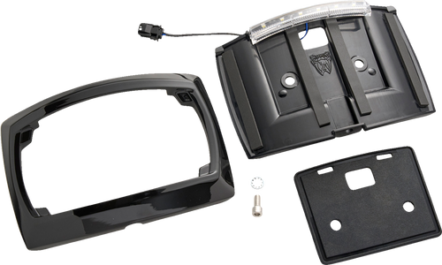 Ciro License Plate Frame - Led - Curved - Black 40520
