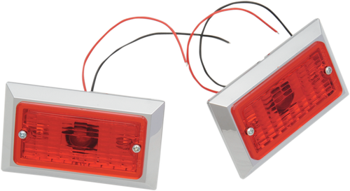 Chris Products Marker Lights - Dual Filament - Red 0814R-2