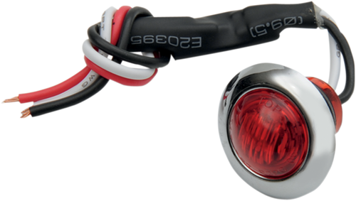 Pro-One Perf.Mfg. Mini Marker Light - Dual Function - Red Led - Red Lens 402210