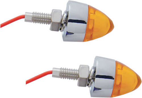 Pro-One Perf.Mfg. Bullet Mini Marker Lights - Amber 402250