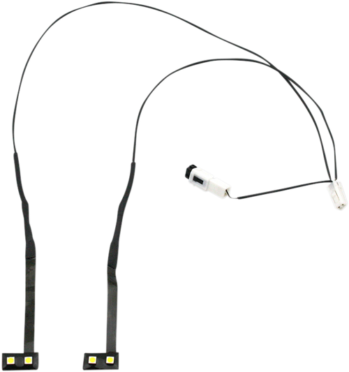 Custom Dynamics Fairing Vent Trim Led Light HD-VENT-LED-WHT