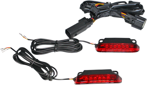 Custom Dynamics Luggage Rack Light Bar - Red CD-LR-10-R