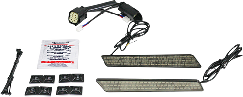 Custom Dynamics Saddlebag Latch Lights - Ss8 - Smoke CD-LATCH-SS8-S