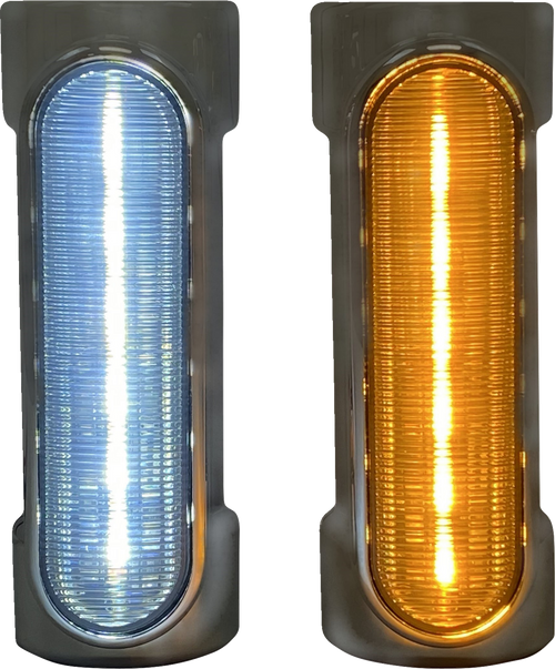 Custom Dynamics Engine Guard Light - Chrome - '10-'13 Flhx CD-CB-AW-SS6-C