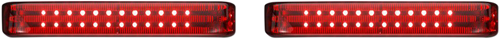 Custom Dynamics Saddlebag Led Lights - Sequential - Black/Red PB-SBSEQ-HD-BR