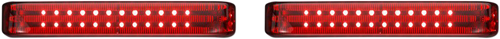 Custom Dynamics Saddlebag Led Lights - Sequential - Black/Red PB-SBSEQ-SS8-BR