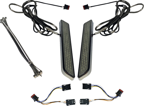 Custom Dynamics Led Fork Light - Smoke - Chrome CD-FORK-BCM-SC