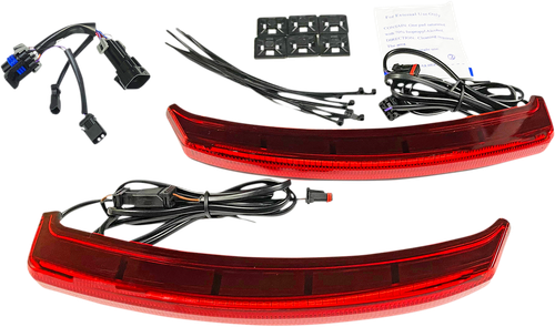 Custom Dynamics Saddle Bag Lights - Smoke Lens - Indian CD-INDBAG-SWN-S