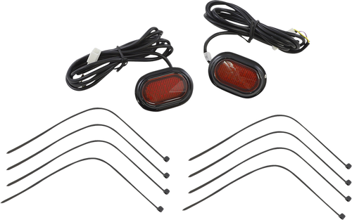 Custom Dynamics Antenna Grommet Light - Red Lens - Black CD-PLUG-RB