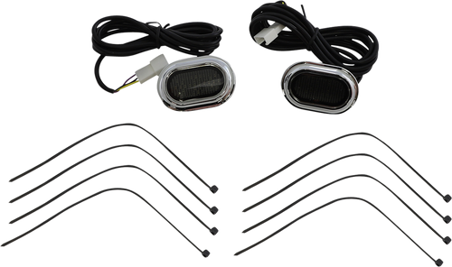 Custom Dynamics Antenna Grommet Light - Smoke Lens - Chrome CD-PLUG-SC