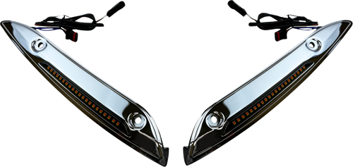 Custom Dynamics Windshield Trim - Chrome CD-RG-WT-AW2-C