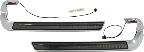 Custom Dynamics Led Saddlebag Light - Smoke - Chrome CD-SB-SIDE-SC