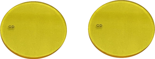 Custom Dynamics Fog Light Lens - Yellow PB-FOG-LENS-Y