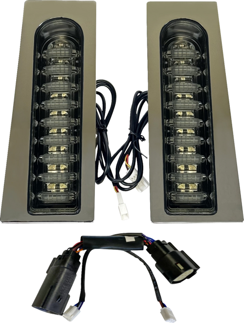 Custom Dynamics Probeam Fillerz Dual Color Lights - Smoke - Chrome PB-ECE-FILL-SC