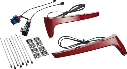 Ciro Saddlebag Light - Red Lens - Indian 4R010