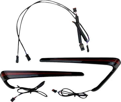 Custom Dynamics Saddlebag Lights - Led - Red Lens CD-LRST-BAG-RB