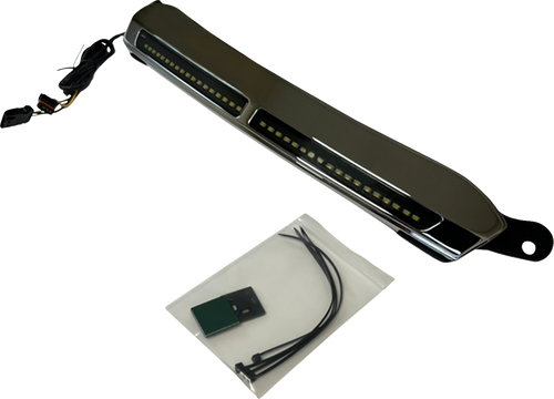 Custom Dynamics Led Windshield Trim - Chrome CD-RG-CV-W-C