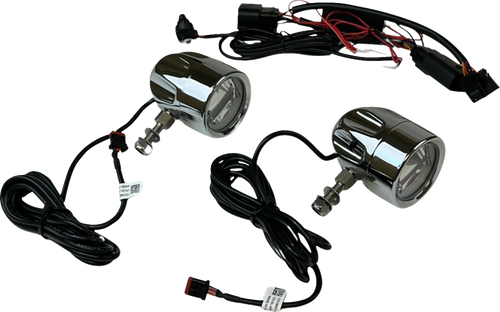 Custom Dynamics Led Fog Light - Halo - Chrome PB-FOG-23-C