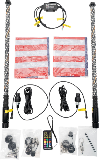 Brite-Lites Whip Light - 2' - Quick Connect - Pair BL-WPSKIT2