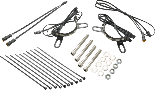 Ciro Shock & Awe Evolved Lighting Kit - Fork Mount - Harley-Davidson 40802