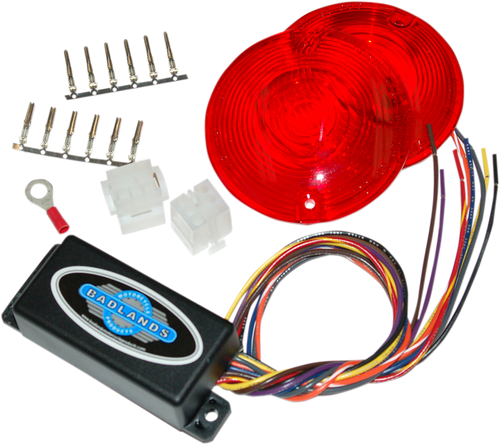 Badlands Plug-In Illuminator With Red Lenses - 6 Pin ILL-02-RL-A