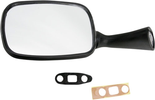 Emgo Mirror - Side View - Rectangle - Black - Left 20-78212
