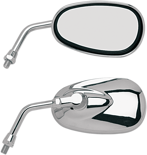 Emgo Mirror - 'Lil' Cruiser - Side View - Oval - Chrome - Right 20-86836