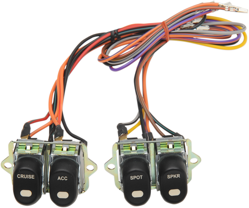 Drag Specialties Rocker Switch Assembly - '96-'13 Flt 2106-0221