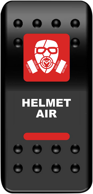 Moose Offroad Rocker Switch - Helmet Air - Red HMT-PWR-R