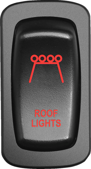 Moose Offroad Switch - Roof Light - Red RFL-CAR-R