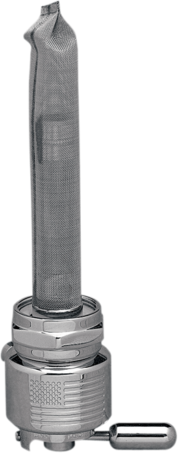 Pingel Round Fuel Valve - Flag Chrome - 22 Mm 6311CRL