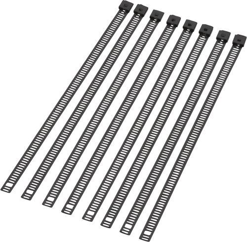 Moose Offroad Cable Tie - Black - 8" - 8 Pack 304-0510