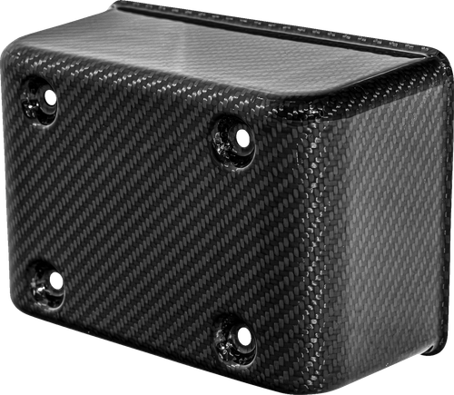 Saddlemen Fuse Block Cover - Carbon Fiber - Gloss Black CF-899-04-003
