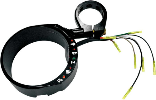 Joker Machine Speedometer Relocation Bracket - Black - For 49 Mm Fork 10-305B