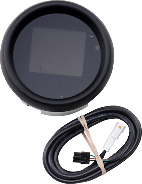 Dakota Digital Tank Speedometer - Black Bezel - 3-3/8" MLX-3012-K