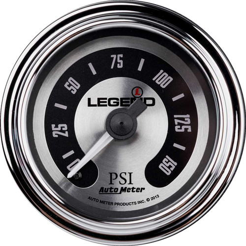 Legend Suspension Fairing Mounted Led Backlit Psi Gauges - Diamond Cut 2212-0494