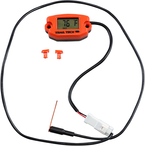 Trail Tech Universal Temperature Meter - Surface Mount - Black 742-EF8