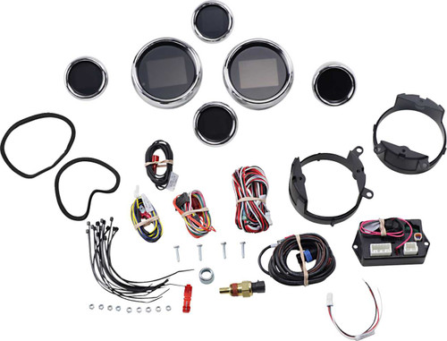 Dakota Digital Mlx 6-Gauge Instrument Kit - Chrome Bezel - Touring '99-'03 MLX-8696