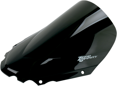 Zero Gravity Double Bubble Windscreen - Dark Smoke - Klr 16-206-19