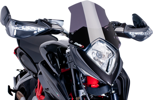 Puig Hi-Tech Parts New Generation Windscreen - 12-1/4" - Dark Smoke - Rivale 800 6499F