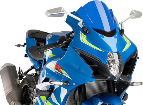Puig Hi-Tech Parts Race Windscreen - Blue - Gsx-R1000/R 9013A