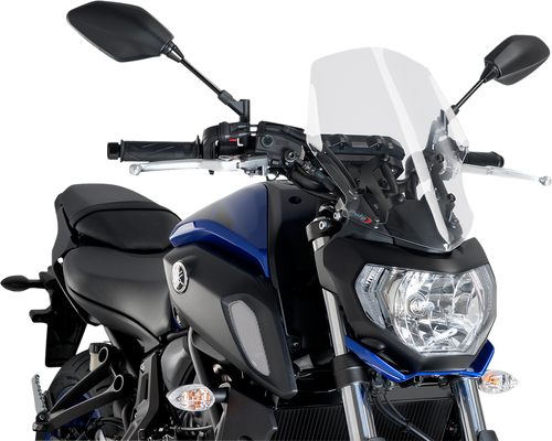 Puig Hi-Tech Parts Race Windscreen - 14-1/4" - Clear - Tour - Yamaha 9667W